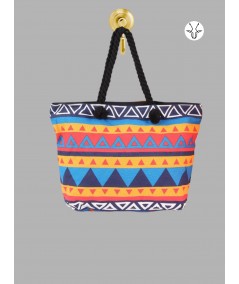 Artistic Triangle Canvas Bag – Geometric Chic for Everyday Style