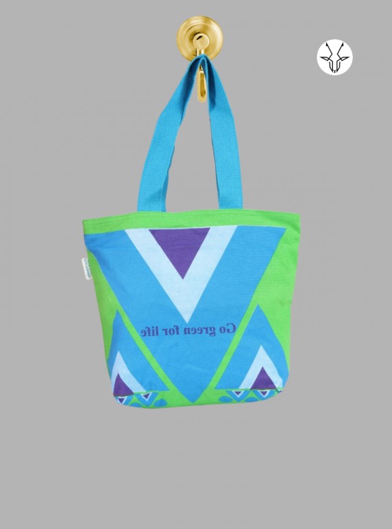 Fluorescent Printed Canvas Bag – Vibrant Style Meets Everyday Function