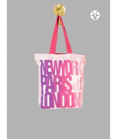 Shades of Pink Canvas Bag – Stylish & Spacious Everyday Tote