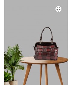 Classic Brown Twisted Leather Bag – Timeless Handcrafted Elegance for Every Occasion