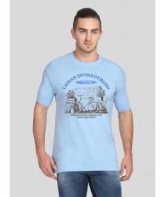 Men’s Urban Graphic Printed T-Shirt – Coastal Comfort & Style