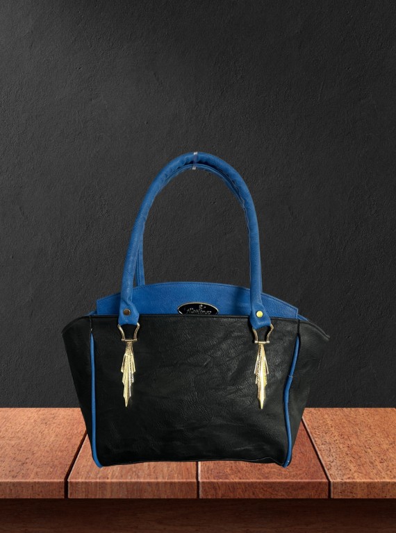 Elegant Blue Leather Bag – Premium Handcrafted Everyday Tote for Women
