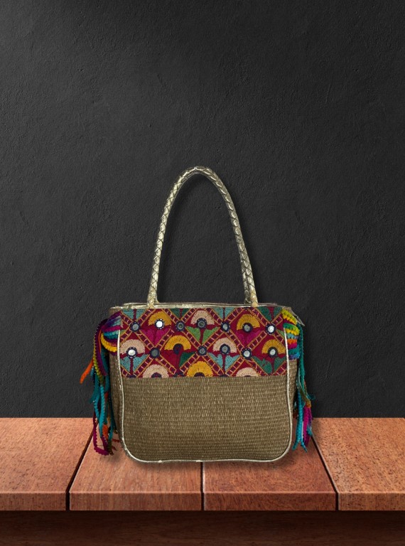 Multicolor Handy Designer Bag – Bold, Compact & Fashion-Forward Accessory