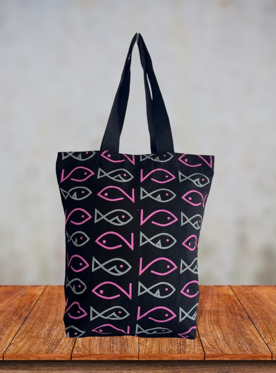 Textured Fish Print Crossbody Bag – Artistic & Functional by Boer and Fitch