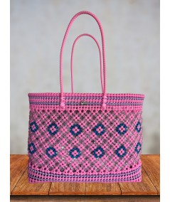 Women’s Handmade Pink Wire Shopping Bag – Stylish & Eco-Friendly by Boer and Fitch