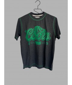 Men’s Green Coors Printed T-Shirt – Casual Cotton Tee by Boer and Fitch