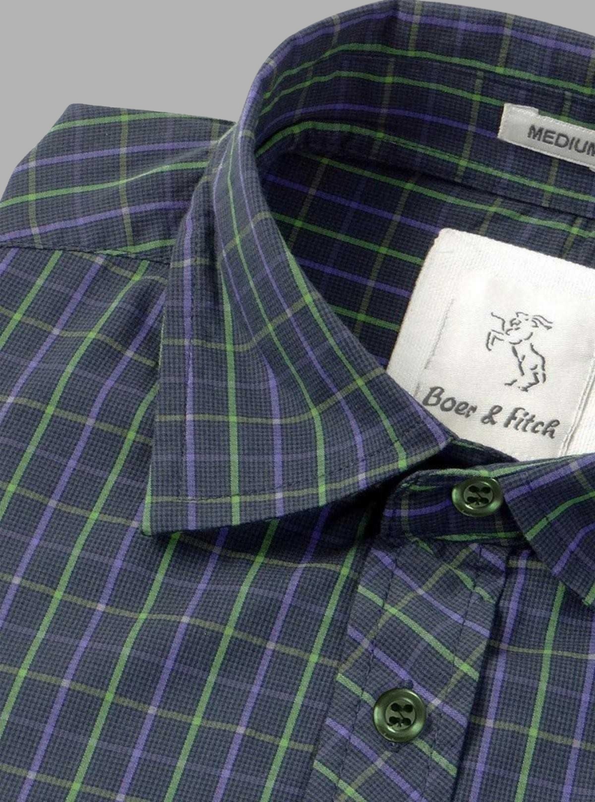 Classic Checked Slim Fit Full Sleeve Shirt for Men – Casual & Smart by Boer and Fitch