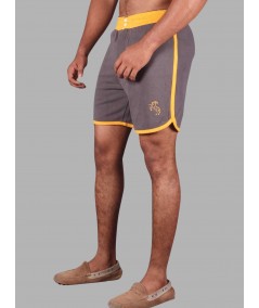 Brown Fleece Shorts for Men – Casual Comfort Wear by Boer and Fitch