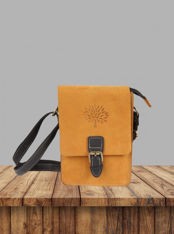 Light Beige Leather Bag
