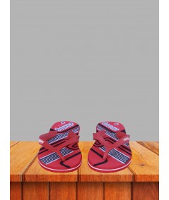 Men’s Red Graphic Flip Flop – Stylish & Comfortable | Boer & Fitch