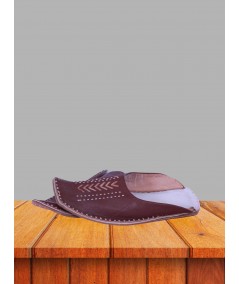 Brown Fancy Slips for Men by Boer and Fitch – Elegant & Comfortable Footwear