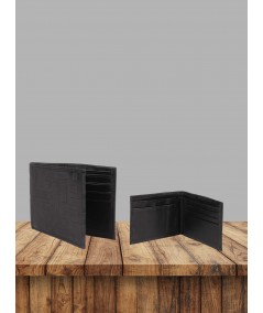 Men’s Black Designer Leather Wallet by Boer and Fitch – Premium & Stylish