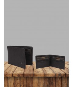 Men’s Classic Black Leather Wallet by Boer and Fitch – Timeless Everyday Essential