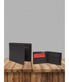 Men’s Plain Black Leather Wallet by Boer and Fitch – Sleek & Durable Essential