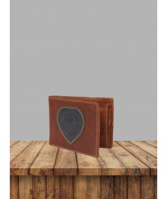 Men’s Brown Heart Leather Wallet by Boer and Fitch – Stylish & Durable
