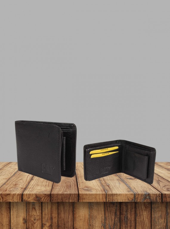Men’s Jet Black Leather Wallet by Boer and Fitch – Stylish & Durable