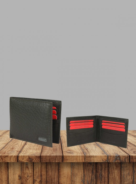 Mens Leather wallet - Black