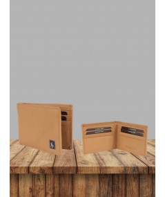 Men’s Soft Beige Leather Wallet by Boer and Fitch – Stylish & Premium