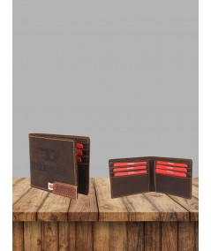 Men’s Dark Brown Leather Wallet by Boer and Fitch – Stylish & Durable