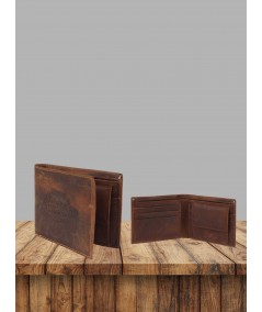 Men’s Faded Brown Leather Wallet by Boer and Fitch – Stylish & Durable