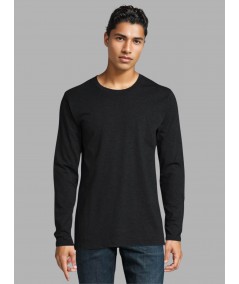 Black Long Sleeve Round Neck T-Shirt – Boer and Fitch