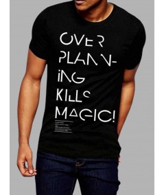 Black Magic Print Round Neck T-Shirt – Boer and Fitch