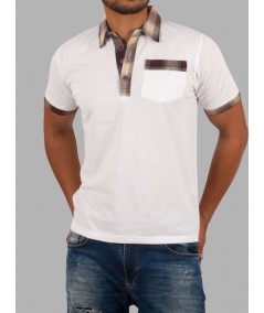 Men’s Brown Drill Collar Polo T-Shirt – Stylish & Comfortable | Boer & Fitch