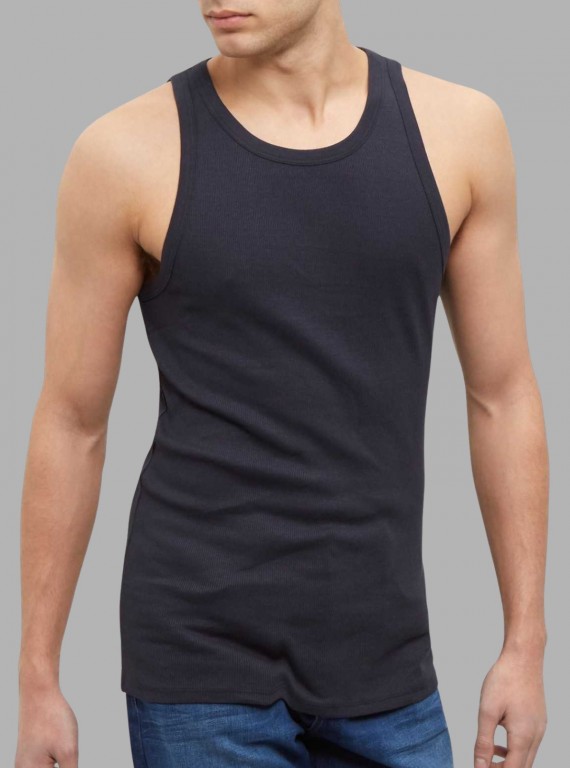 Navy Rib Vest for Men – Boer and Fitch