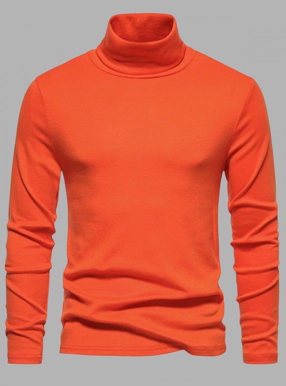 Persimmon Turtle Neck Sweatshirt – Boer and Fitch