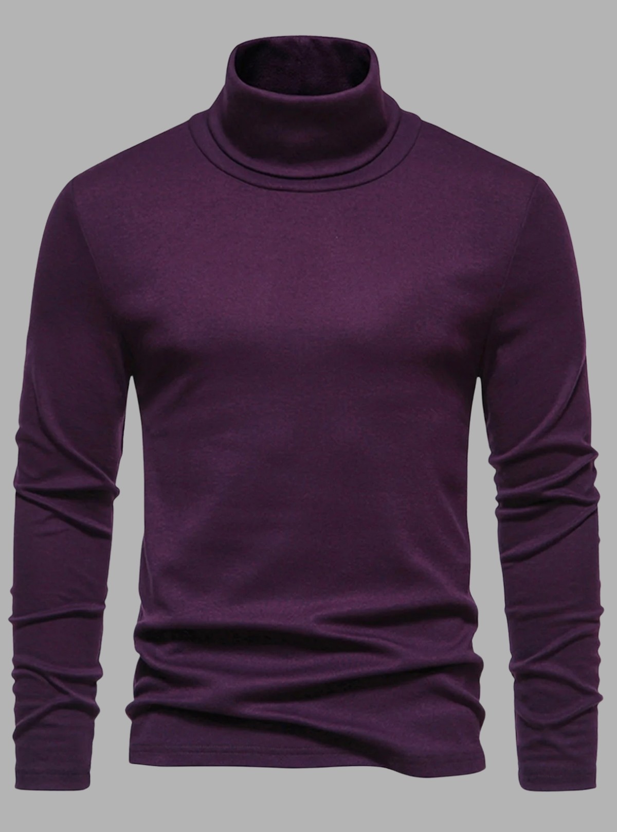 Purple Turtle Neck Sweatshirt – Boer and Fitch