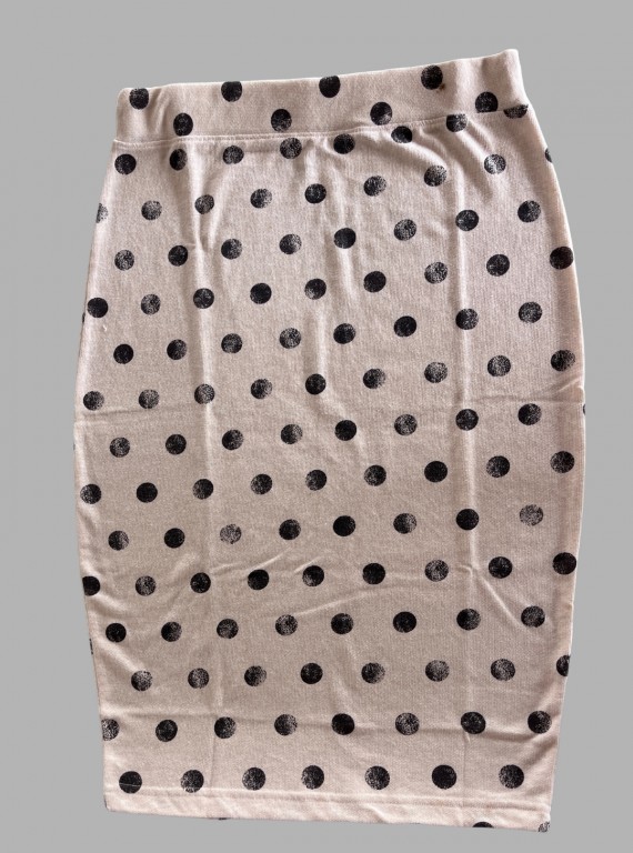 Women’s Black Dotted Skirt – Elegant & Stylish | Boer & Fitch